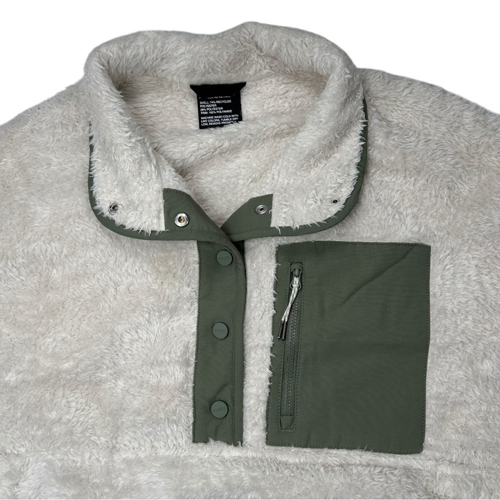 NWT Vuori Cozy Sherpa Popover Dune Size Large VW549 - Picture 15 of 16